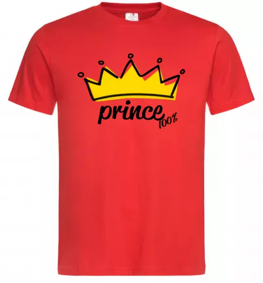 Мужская футболка Prince Красный фото