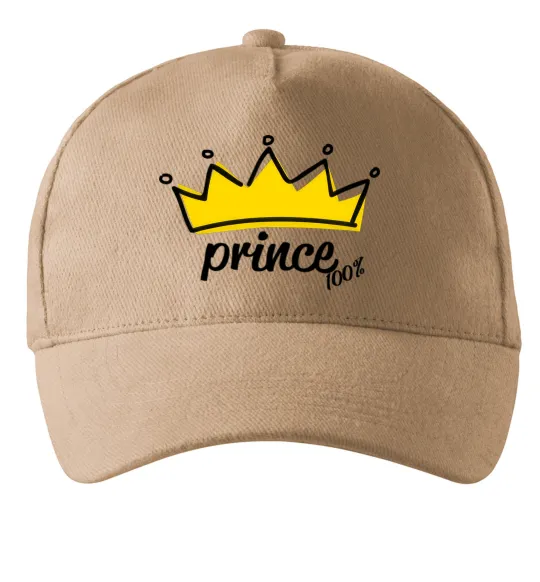 Кепка Prince Пісочний фото