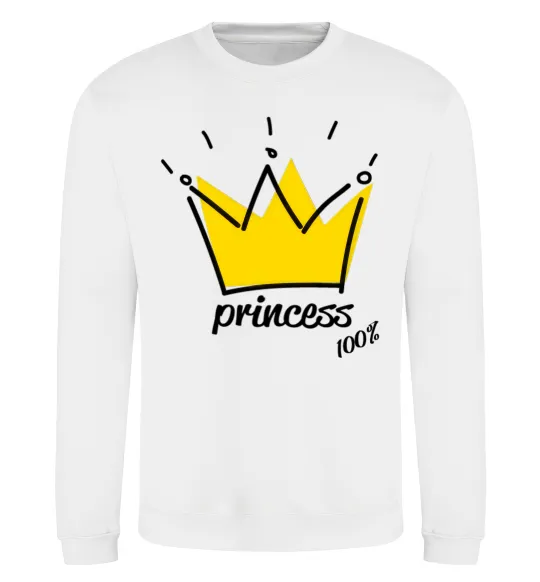 Свитшот Princess Белый фото