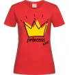 Женская футболка Princess Красный фото
