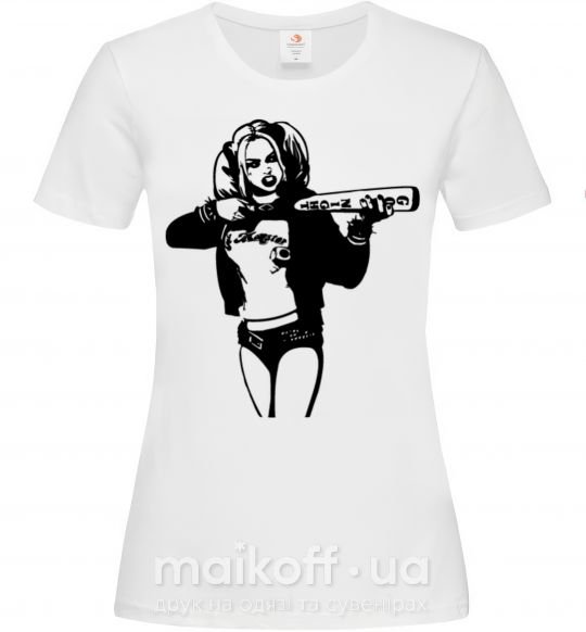 Жіноча футболка Harley Quinn Білий фото