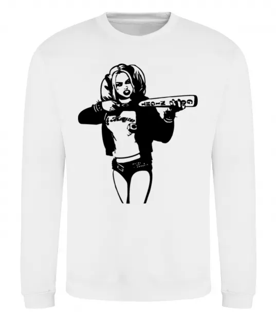 Світшот Harley Quinn Білий фото