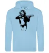 Жіноча толстовка (худі) Harley Quinn Блакитний Жіноча толстовка (худі) Harley Quinn Блакитний фото