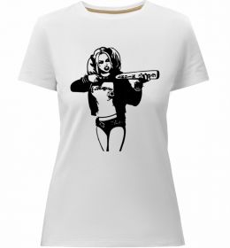 Женская премиум футболка Harley Quinn Женская премиум футболка Harley Quinn