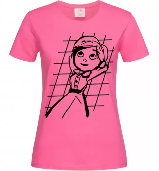 Жіноча футболка Ellie Яскраво-рожевий фото