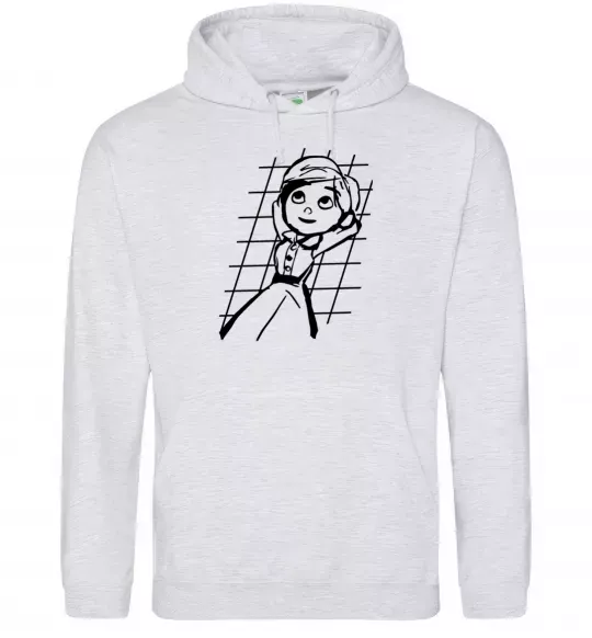 Женская толстовка (худи) Ellie Серый меланж фото