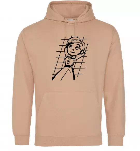 Женская толстовка (худи) Ellie Песочный фото