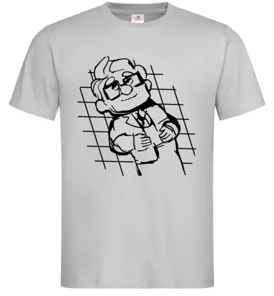 Чоловіча футболка Carl Сірий фото