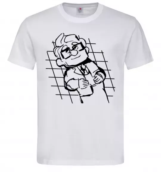 Чоловіча футболка Carl Білий фото