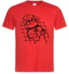 Чоловіча футболка Carl Червоний Чоловіча футболка Carl Червоний фото