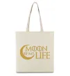 Еко-сумка Moon of my life Бежевий Еко-сумка Moon of my life Бежевий фото