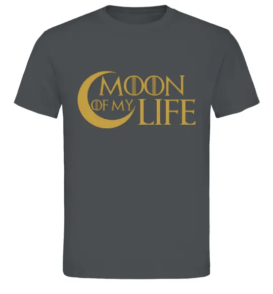 Мужская футболка Moon of my life Графит фото