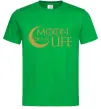 Мужская футболка Moon of my life Зеленый фото