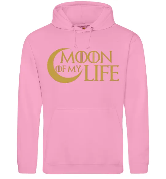 Чоловіча толстовка (худі) Moon of my life Рожевий фото