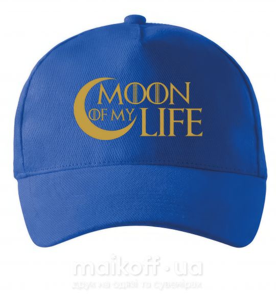Кепка Moon of my life Ярко-синий фото