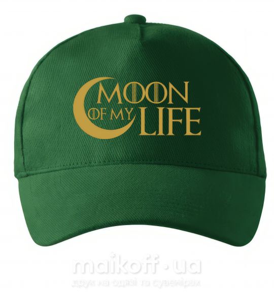 Кепка Moon of my life Темно-зеленый фото