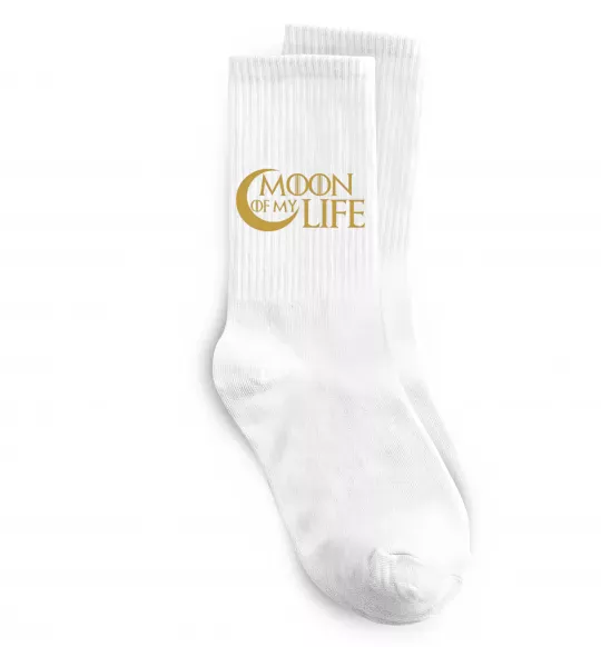 Носки Moon of my life Белый фото