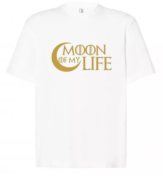 Футболка Оверсайз Moon of my life Белый фото