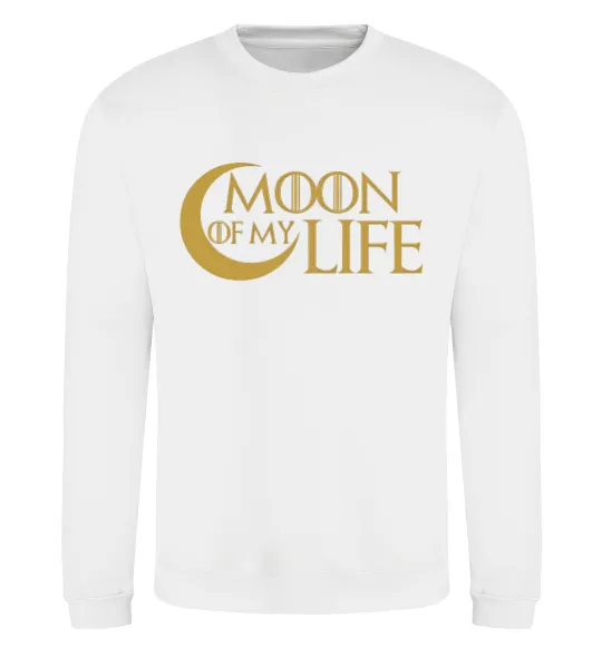 Свитшот Moon of my life Белый фото