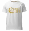 Мужская премиум футболка Moon of my life Белый фото