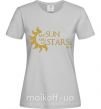 Женская футболка My sun and my stars Серый фото