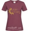 Жіноча футболка My sun and my stars Бордовий фото