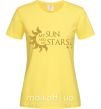Женская футболка My sun and my stars Лимонный фото