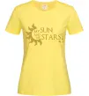 Жіноча футболка My sun and my stars Лимонний фото