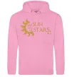 Жіноча толстовка (худі) My sun and my stars Рожевий фото