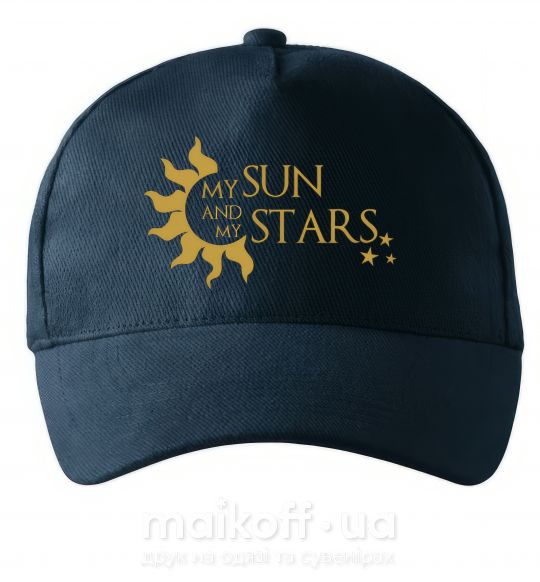 Кепка My sun and my stars Темно-синий фото