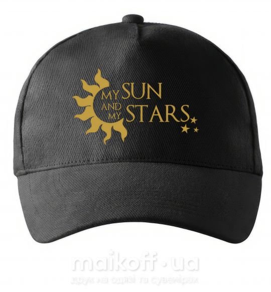 Кепка My sun and my stars Чорний фото
