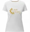 Жіноча преміум футболка My sun and my stars Білий фото