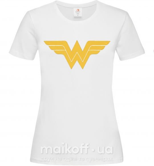 Жіноча футболка Wonder women Білий фото