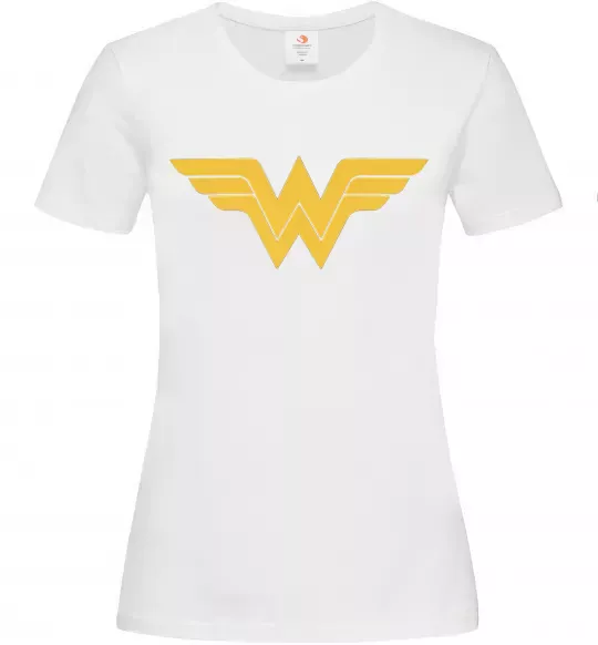 Женская футболка Wonder women Белый фото