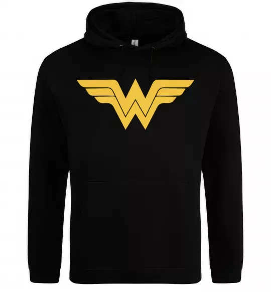 Женская толстовка (худи) Wonder women Черный фото