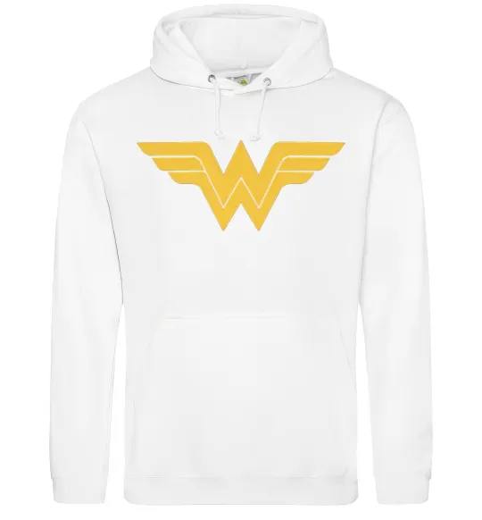 Женская толстовка (худи) Wonder women Белый фото