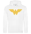 Женская толстовка (худи) Wonder women Белый фото