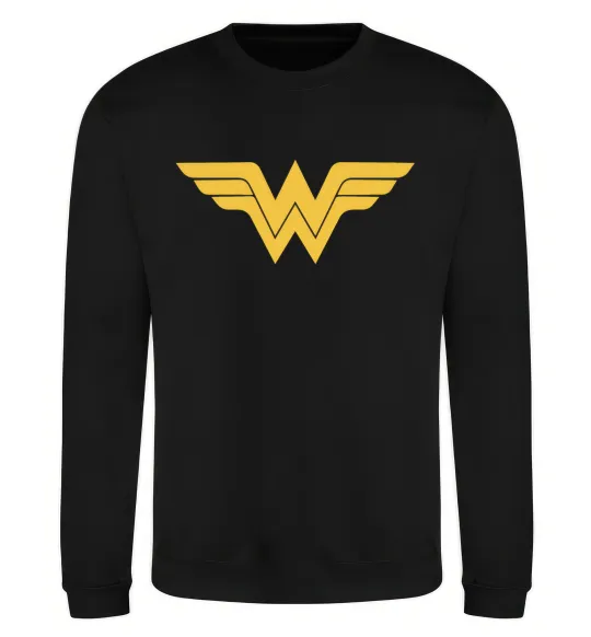 Світшот Wonder women Чорний фото