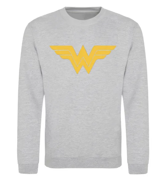 Світшот Wonder women Сірий меланж фото