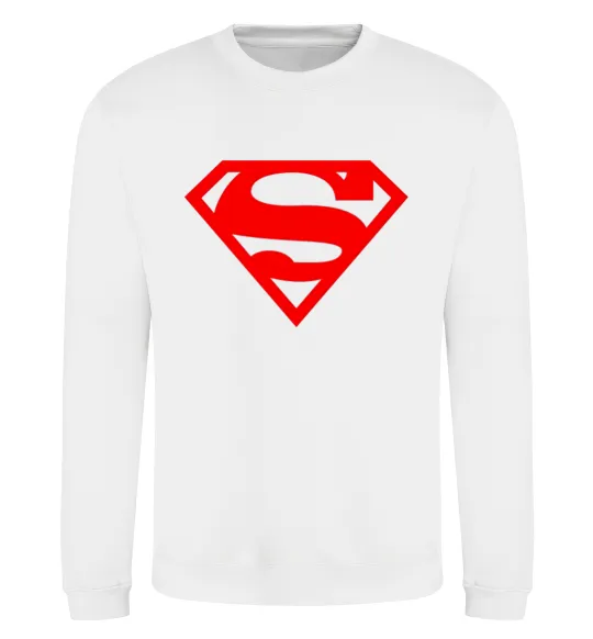 Свитшот Super man Белый фото