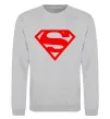 Свитшот Super man Серый меланж фото