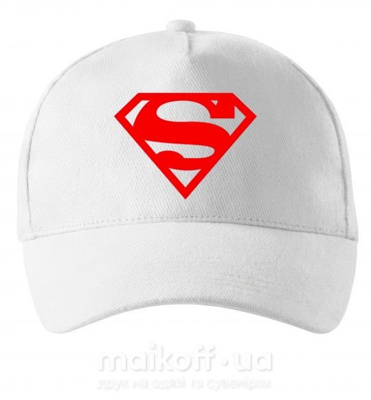 Кепка Super man Белый фото