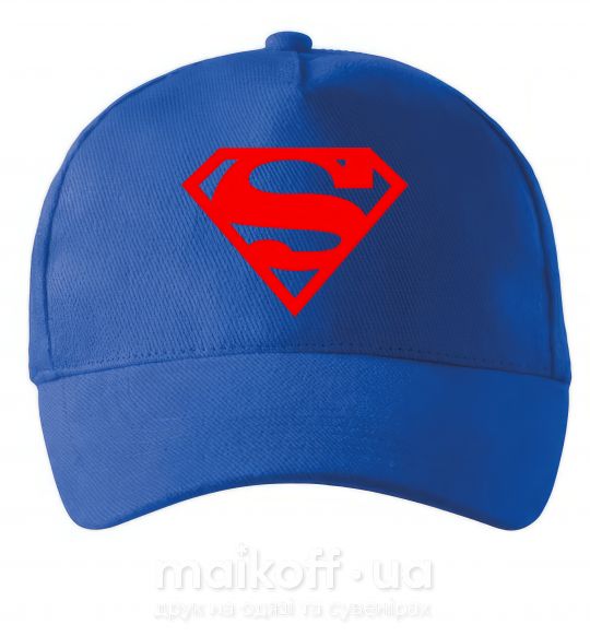 Кепка Super man Ярко-синий фото