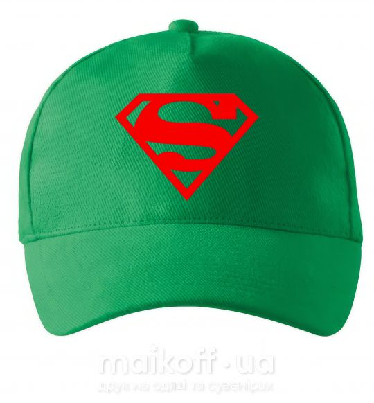 Кепка Super man Зеленый фото