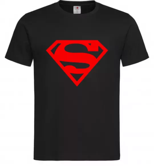 Мужская футболка Super man Черный фото