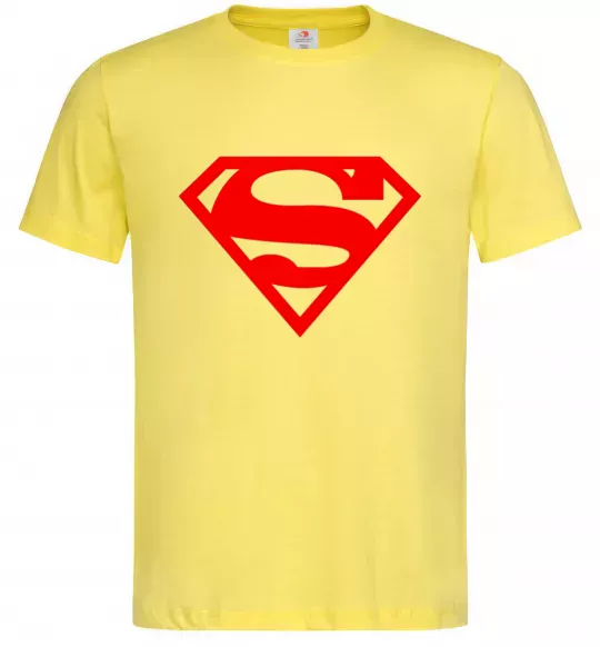 Мужская футболка Super man Лимонный фото