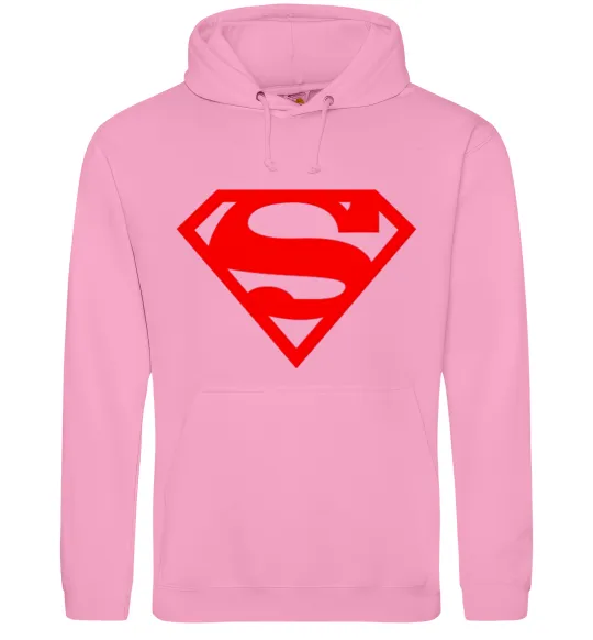 Чоловіча толстовка (худі) Super man Рожевий фото
