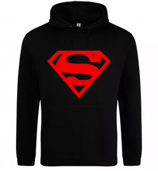 Мужская толстовка (худи) Super man Черный фото