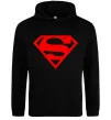 Мужская толстовка (худи) Super man Черный Мужская толстовка (худи) Super man Черный фото
