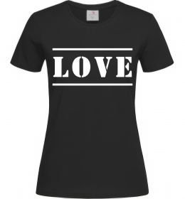 Жіноча футболка Love надпись